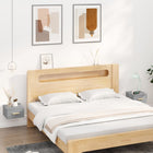 Nachtkastjes 2 stuks 35x35x20 cm grijs sonoma eiken wandgemonteerd