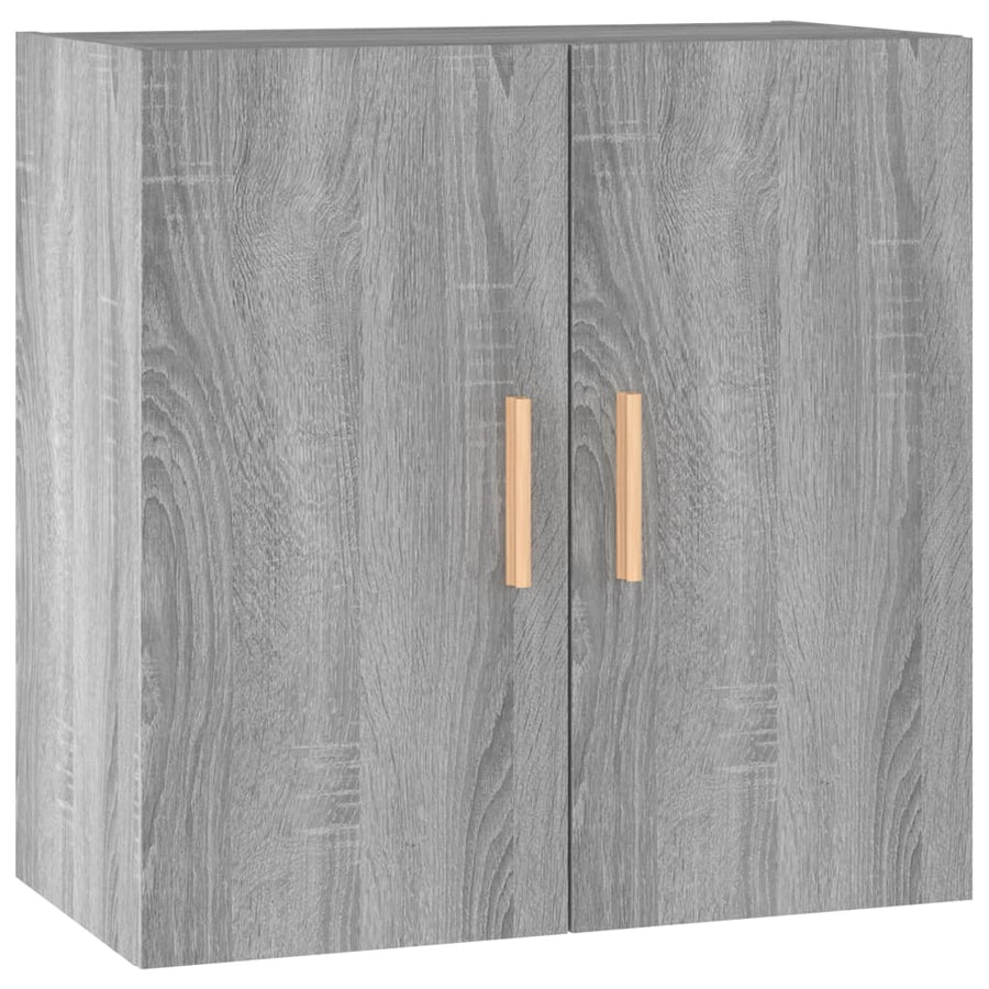 Wandkast 60X30X60 Cm Bewerkt Hout Grijs Sonoma Eikenkleurig