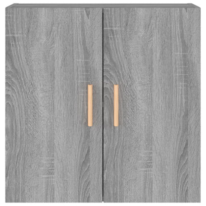Wandkast 60X30X60 Cm Bewerkt Hout Grijs Sonoma Eikenkleurig