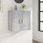 Wandkast 60x30x60 cm bewerkt hout grijs sonoma