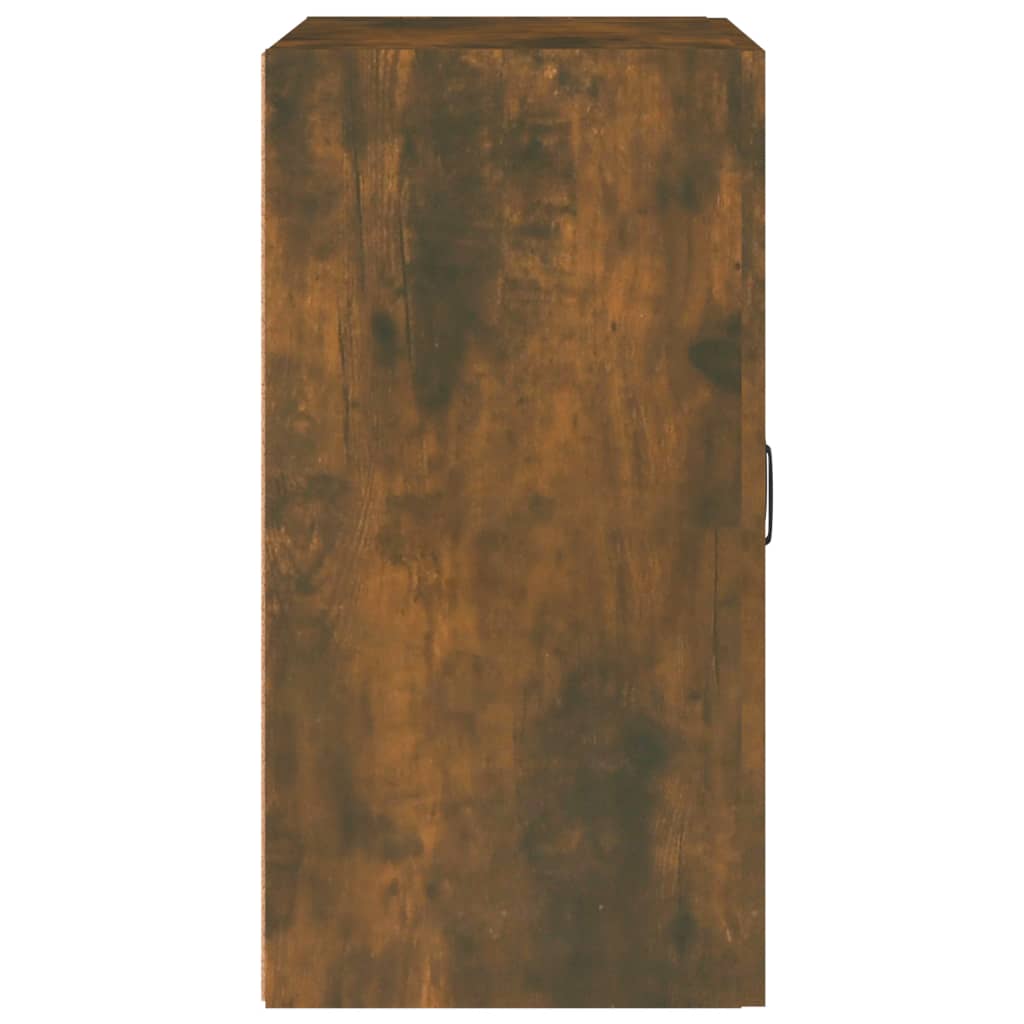 Wandkast 60X31X60 Cm Bewerkt Hout Gerookt Eikenkleurig