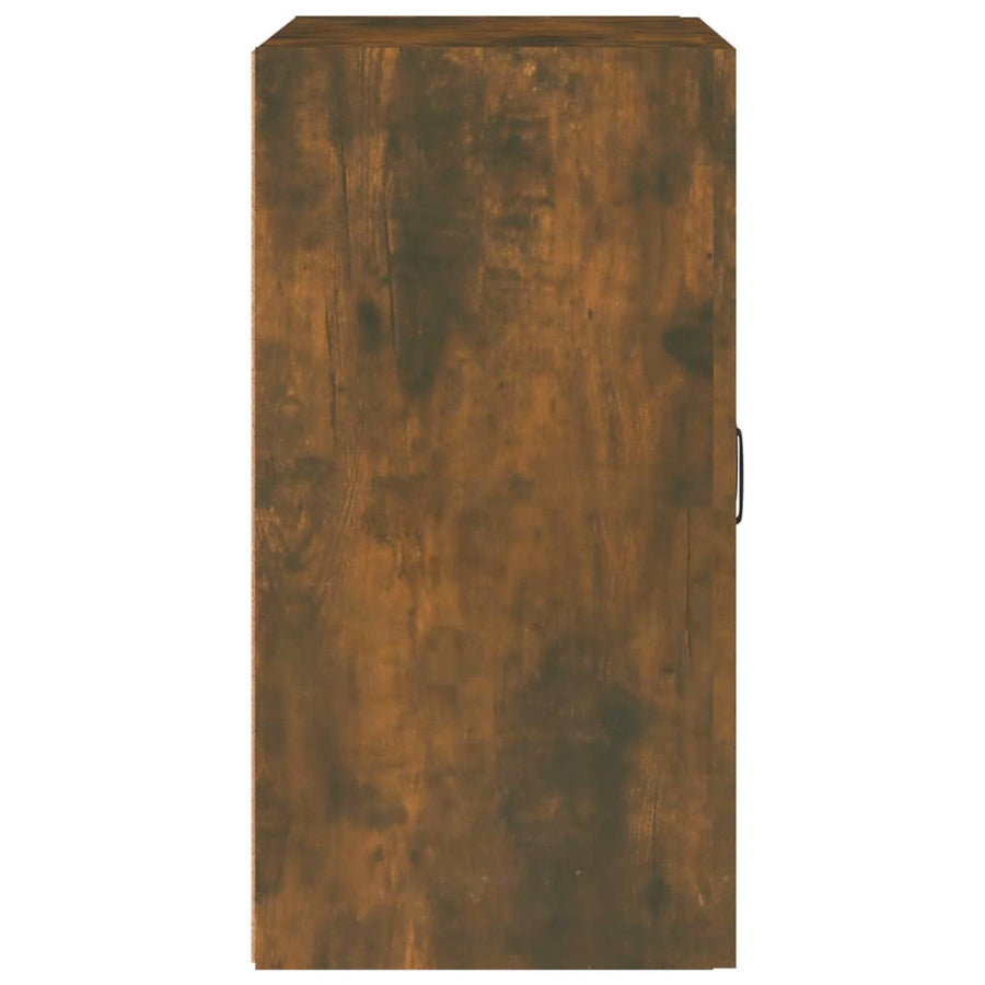 Wandkast 60X31X60 Cm Bewerkt Hout Gerookt Eikenkleurig