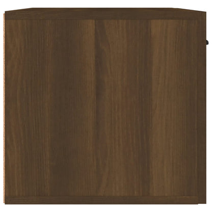 Wandkast 60X36,5X35 Cm Bewerkt Hout Bruin Eikenkleur