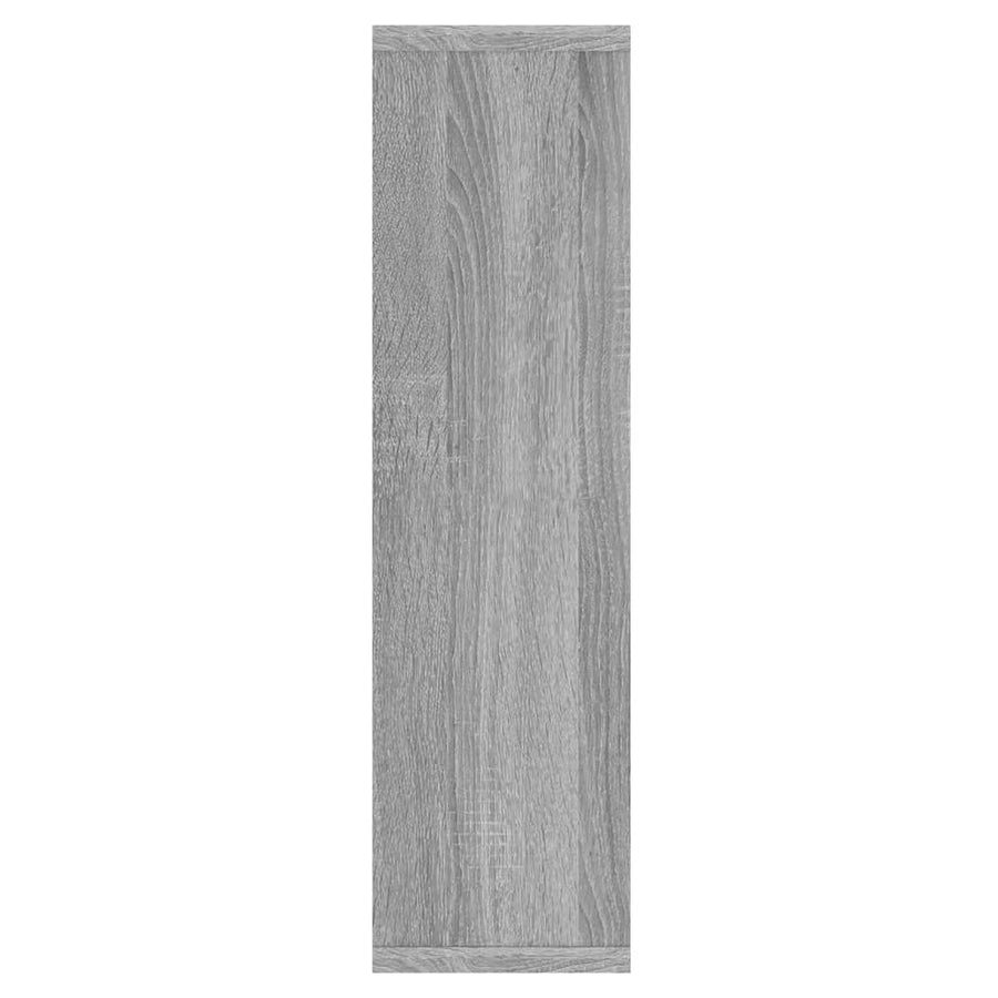 Spiegelkast Met Led-Verlichting 76X5X55 Cm Eiken Grijs sonoma