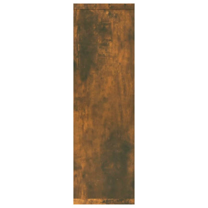 Wandschap 85X6X52,5 Cm Bewerkt Hout Kleurig Gerookt eiken