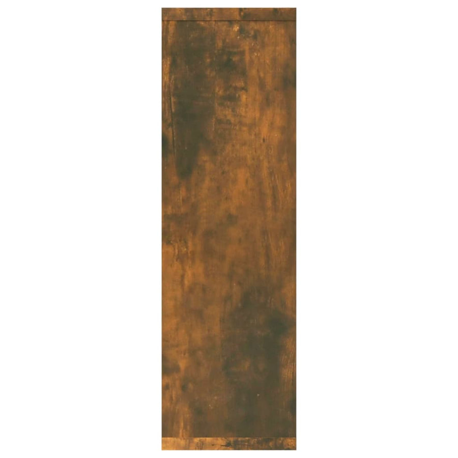 Wandschap 85X6X52,5 Cm Bewerkt Hout Kleurig Gerookt eiken