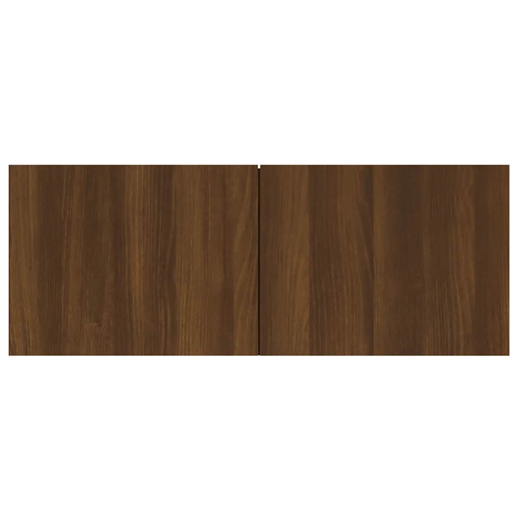 Tv-meubelen 2 st 80x30x30 cm bewerkt hout bruin eikenkleur