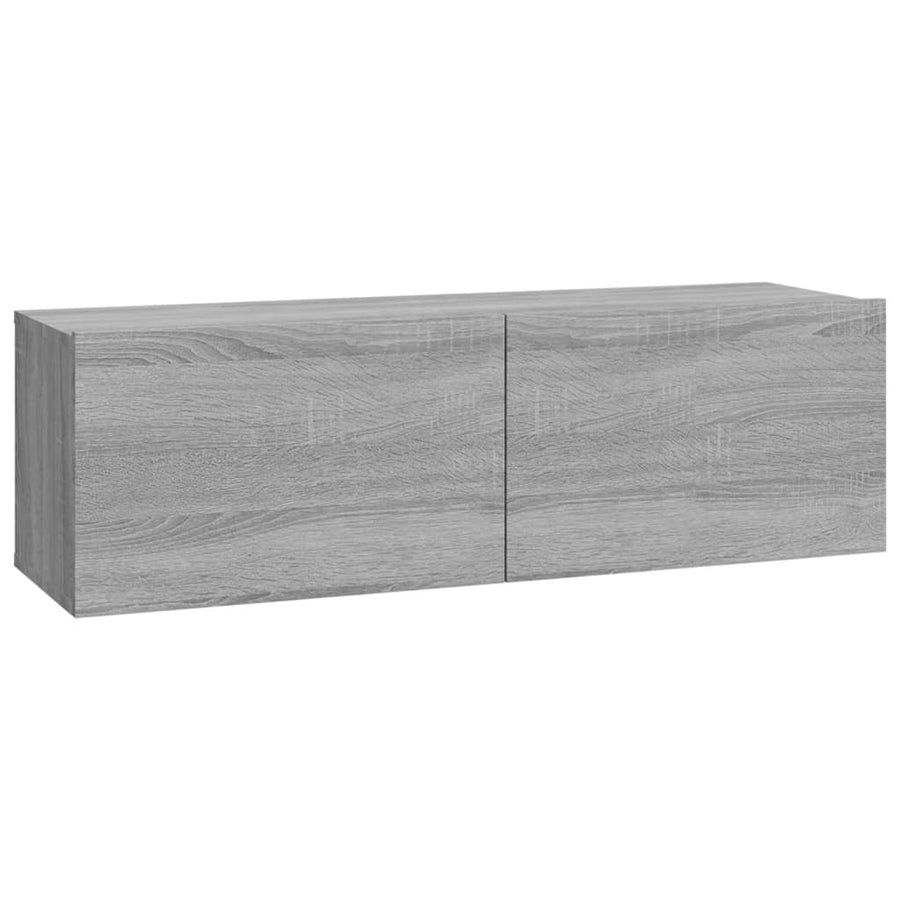 Tv-Meubelen Wandgemonteerd 100X30X30 Cm Hout Grijs sonoma