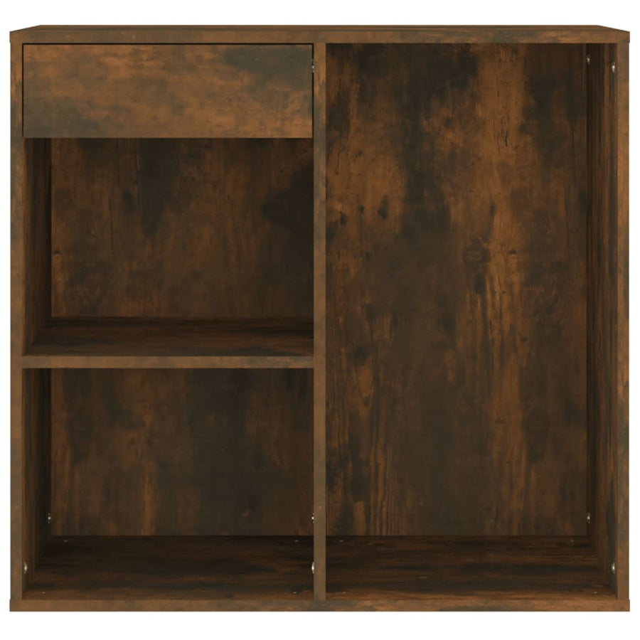 Cosmeticakast 80X40X75 Cm Bewerkt Hout Gerookt Eikenkleurig