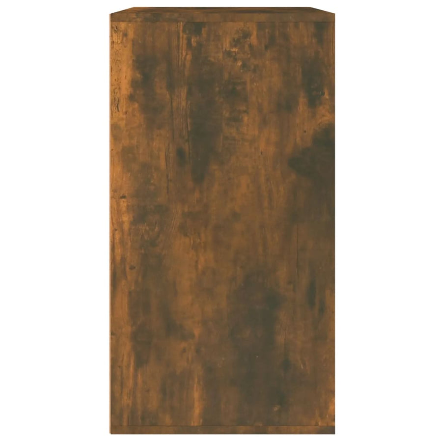 Cosmeticakast 80X40X75 Cm Bewerkt Hout Gerookt Eikenkleurig