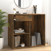 Cosmetics Cabinet 80x40x75 cm Engineered Wood Smoked Oak