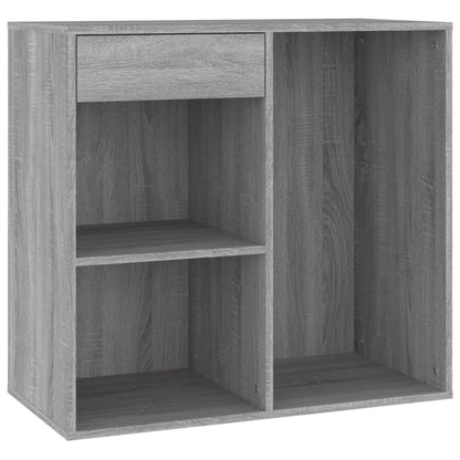 Cosmeticakast 80X40X75 Cm Bewerkt Hout Grijs Sonoma Eikenkleur