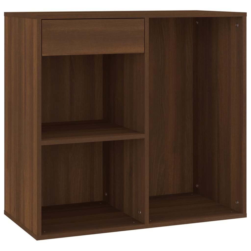 Cosmeticakast 80X40X75 Cm Bewerkt Hout Bruineikenkleurig