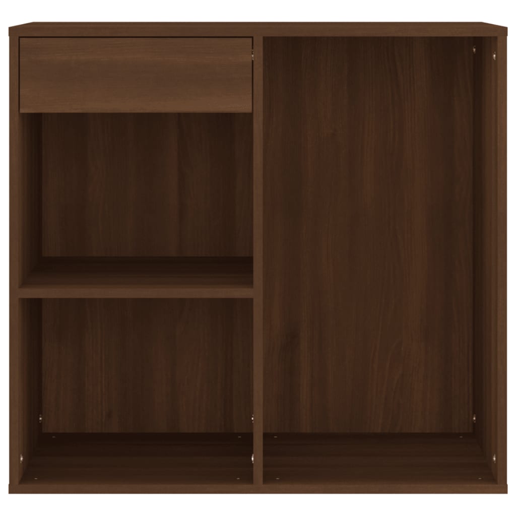 Cosmeticakast 80X40X75 Cm Bewerkt Hout Bruineikenkleurig