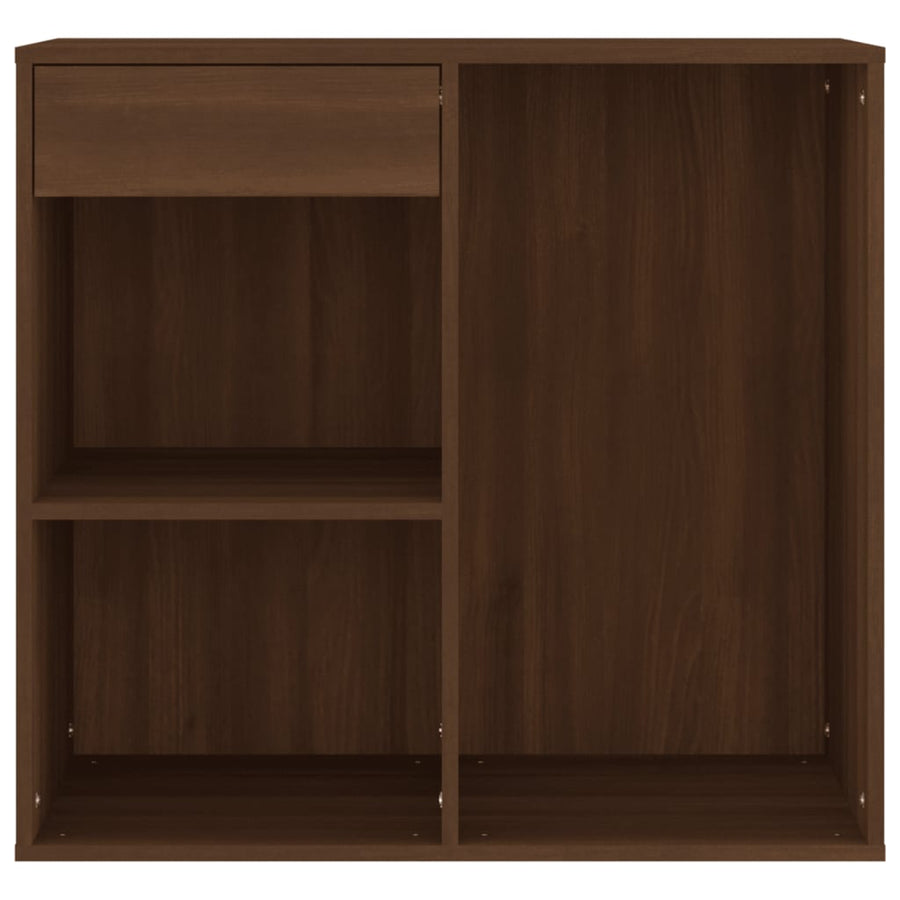 Cosmeticakast 80X40X75 Cm Bewerkt Hout Bruineikenkleurig