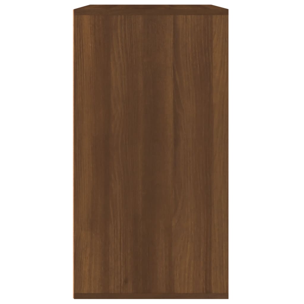 Cosmeticakast 80X40X75 Cm Bewerkt Hout Bruineikenkleurig