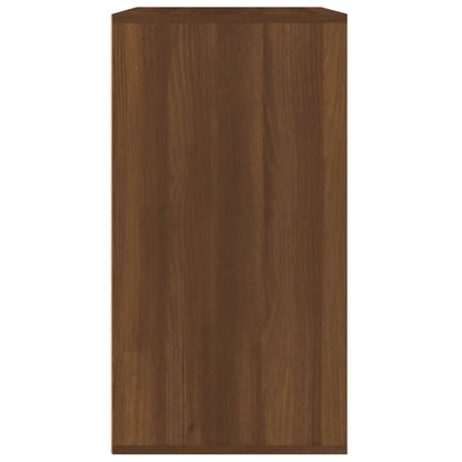 Cosmeticakast 80X40X75 Cm Bewerkt Hout Bruineikenkleurig