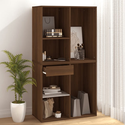 Cosmeticakast 80X40X75 Cm Bewerkt Hout Bruineikenkleurig