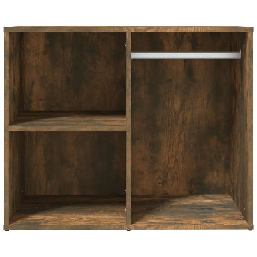 Kledingkast 80X40X65 Cm Bewerkt Hout Gerookt Eikenkleurig 1