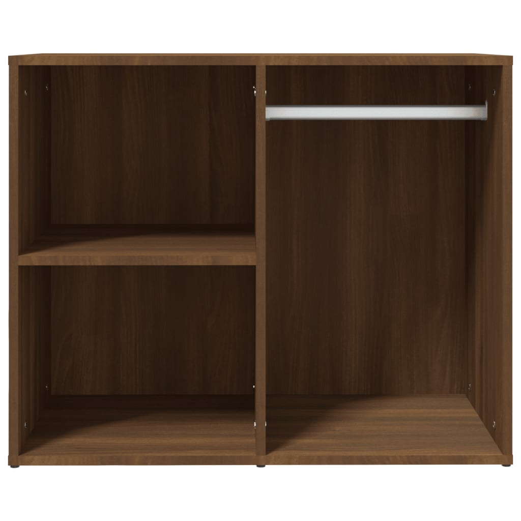 Kledingkast 80X40X65 Cm Bewerkt Hout Bruineikenkleurig