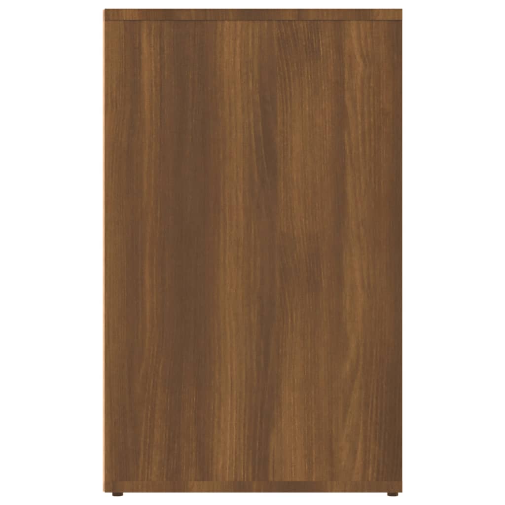 Kledingkast 80X40X65 Cm Bewerkt Hout Bruineikenkleurig