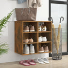 Shoe cabinet 52.5x30x50 cm smoked oak look