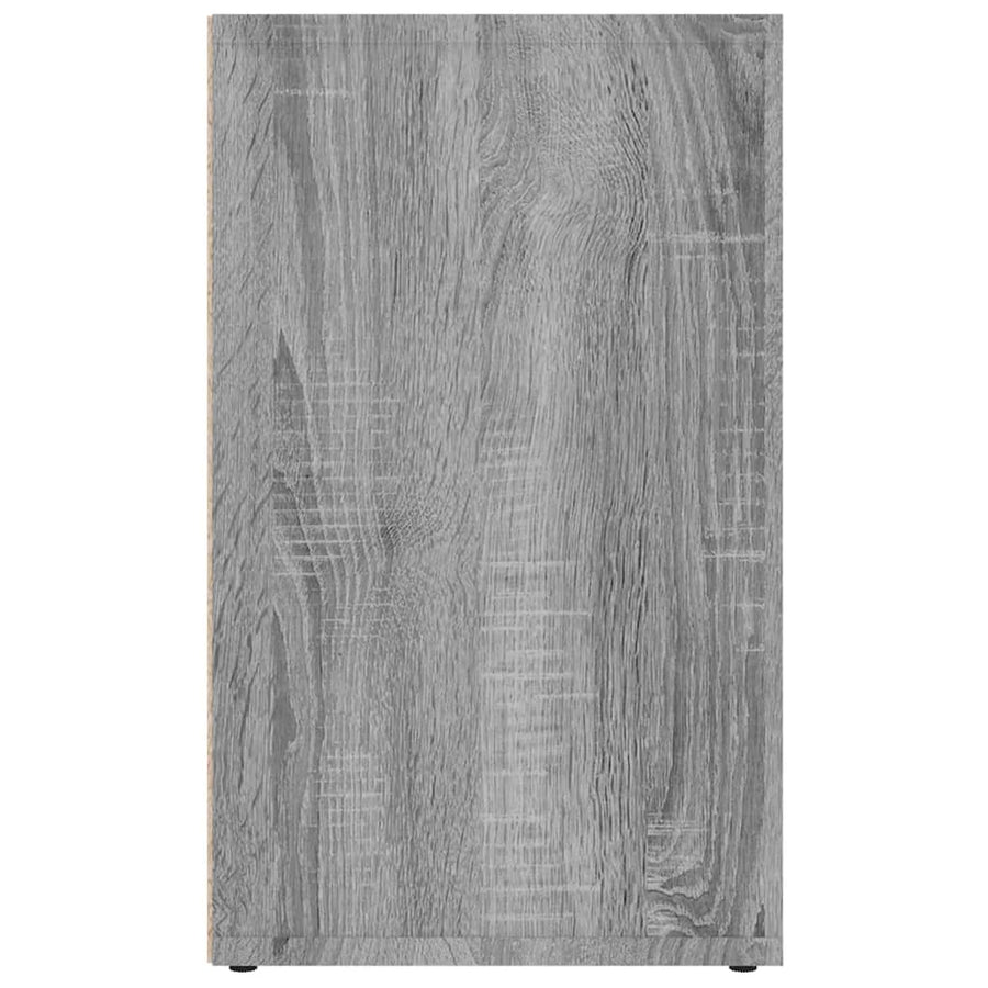 Schoenenkast 52,5X30X50 Cm Eikenkleurig 1 Grijs sonoma
