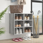 Schoenenkast 52,5x30x50 cm grijs sonoma eiken