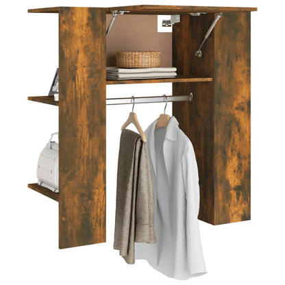 Halmeubel 97,5X37X99 Cm Bewerkt Hout Gerookt Eikenkleurig