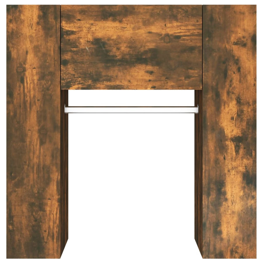 Halmeubel 97,5X37X99 Cm Bewerkt Hout Gerookt Eikenkleurig