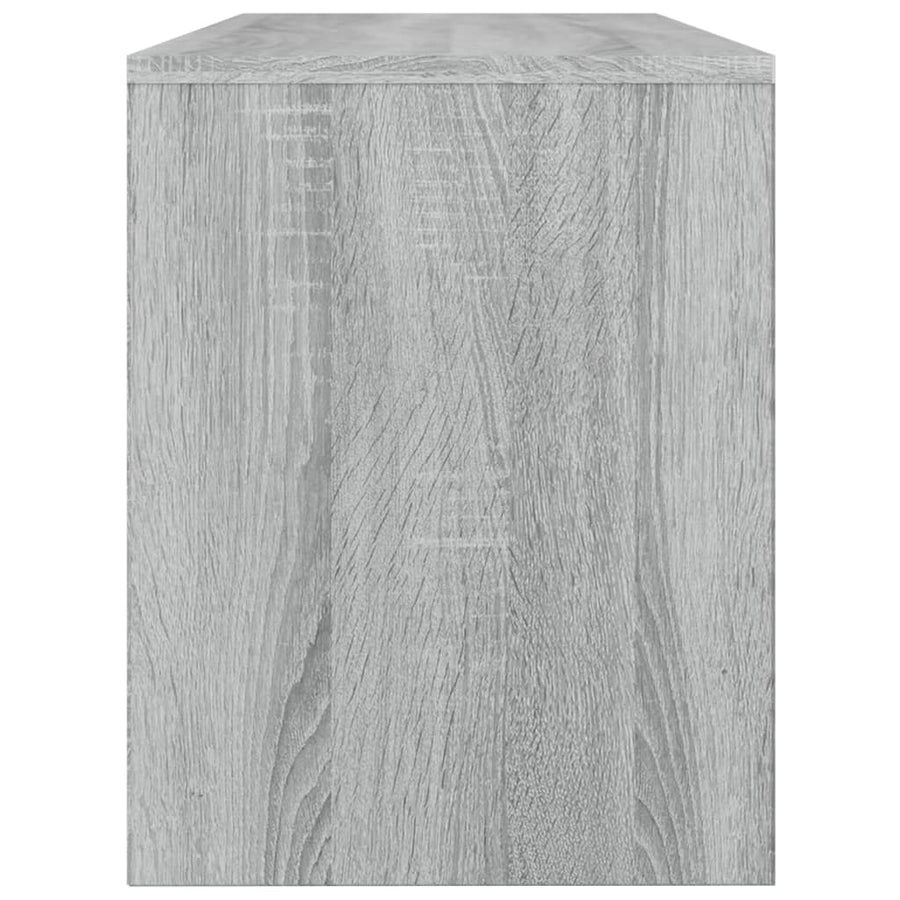Kaptafelkruk 70X35X45 Cm Bewerkt Hout Grijs Sonoma Eikenkleurig