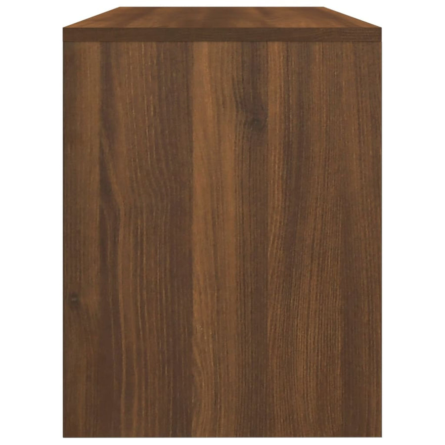 Kaptafelkruk 70X35X45 Cm Bewerkt Hout Bruineikenkleurig