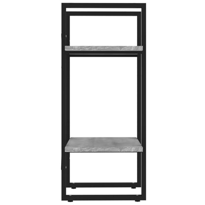Boekenkast 2-Laags Eiken Grijs Sonoma 40 x 30 x 70 cm Bewerkt hout