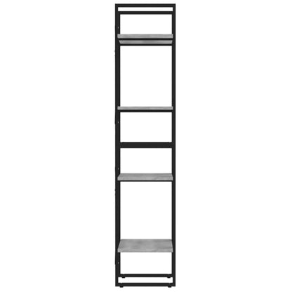 Boekenkast 4-Laags Eiken Grijs Sonoma 40 x 30 x 140 cm Bewerkt hout