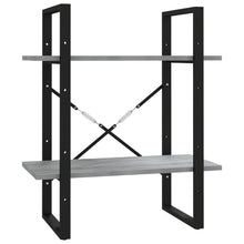 Boekenkast Eikenkleurig Grijs Sonoma 60 x 30 x 70 cm Bewerkt hout