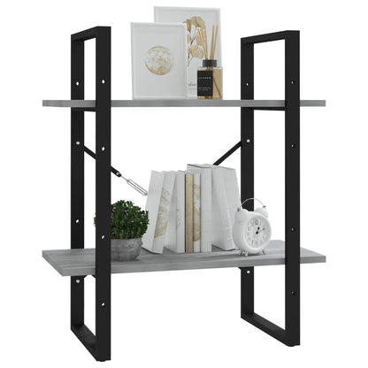 Boekenkast Eikenkleurig Grijs Sonoma 60 x 30 x 70 cm Bewerkt hout