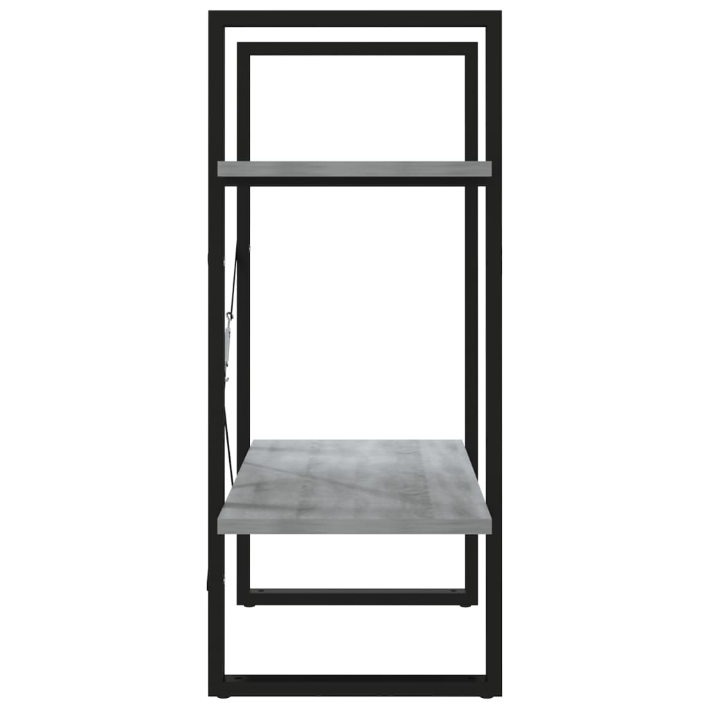 Boekenkast Eikenkleurig Grijs Sonoma 60 x 30 x 70 cm Bewerkt hout