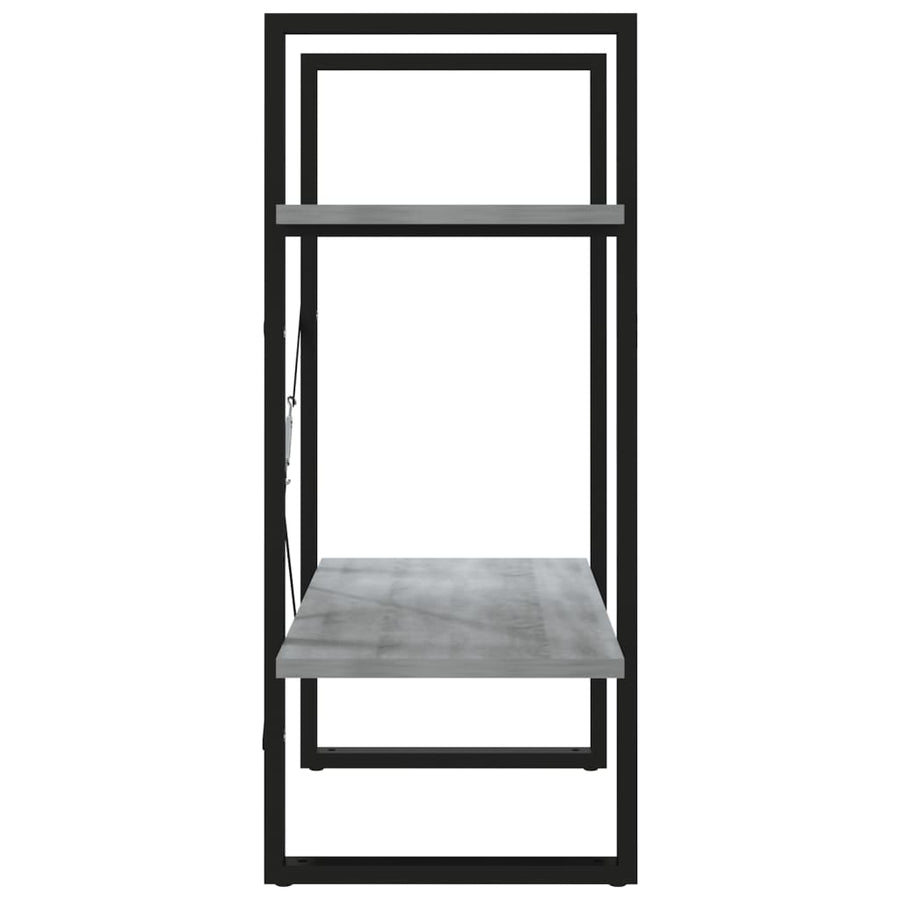 Boekenkast Eikenkleurig Grijs Sonoma 60 x 30 x 70 cm Bewerkt hout