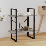 Boekenkast 60x30x70 cm grijs sonoma eiken bewerkt hout