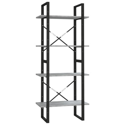 Boekenkast Eikenkleurig Grijs Sonoma 60 x 30 x 140 cm Bewerkt hout