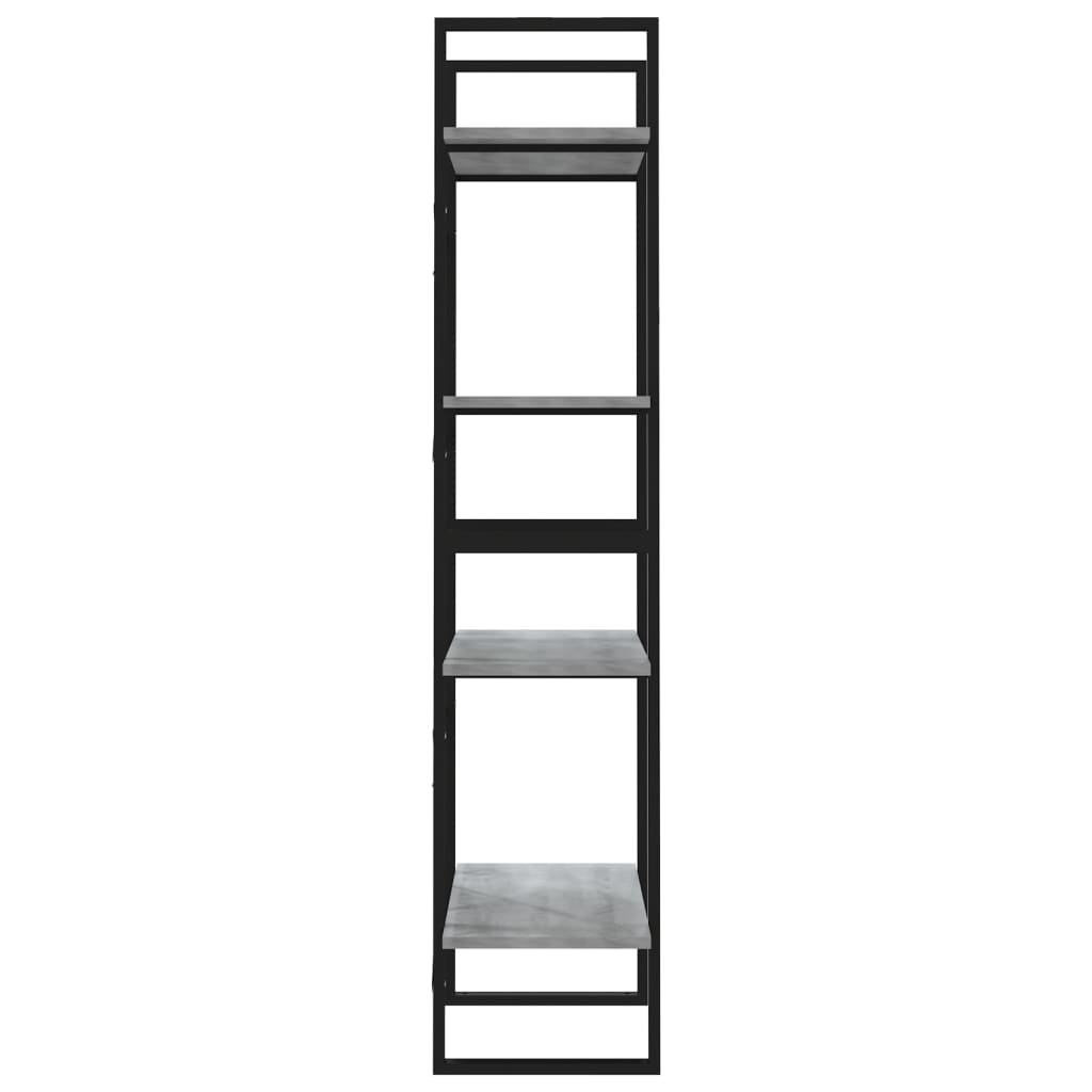 Boekenkast Eikenkleurig Grijs Sonoma 60 x 30 x 140 cm Bewerkt hout