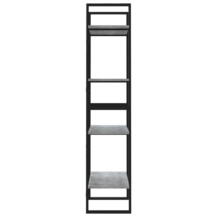 Boekenkast Eikenkleurig Grijs Sonoma 60 x 30 x 140 cm Bewerkt hout