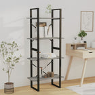 Boekenkast 60x30x140 cm grijs sonoma eiken