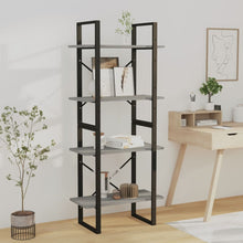 Boekenkast Eikenkleurig Grijs Sonoma 60 x 30 x 140 cm Bewerkt hout