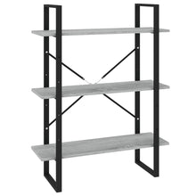 Boekenkast Eikenkleurig Grijs Sonoma 80 x 30 x 105 cm Bewerkt hout