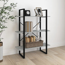 Boekenkast Eikenkleurig Grijs Sonoma 80 x 30 x 105 cm Bewerkt hout