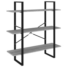 Boekenkast Eikenkleurig Grijs Sonoma 100 x 30 x 105 cm Bewerkt hout