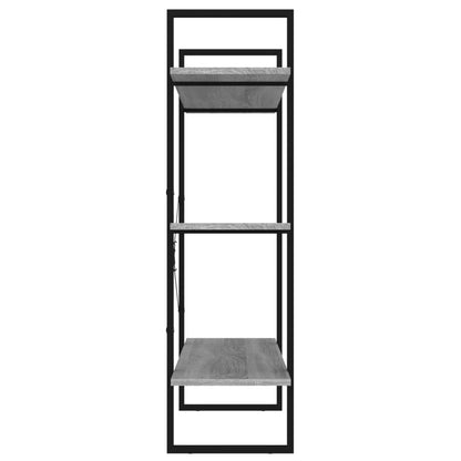 Boekenkast Eikenkleurig Grijs Sonoma 100 x 30 x 105 cm Bewerkt hout