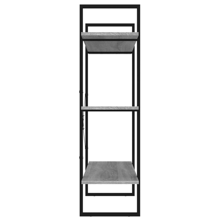Boekenkast Eikenkleurig Grijs Sonoma 100 x 30 x 105 cm Bewerkt hout