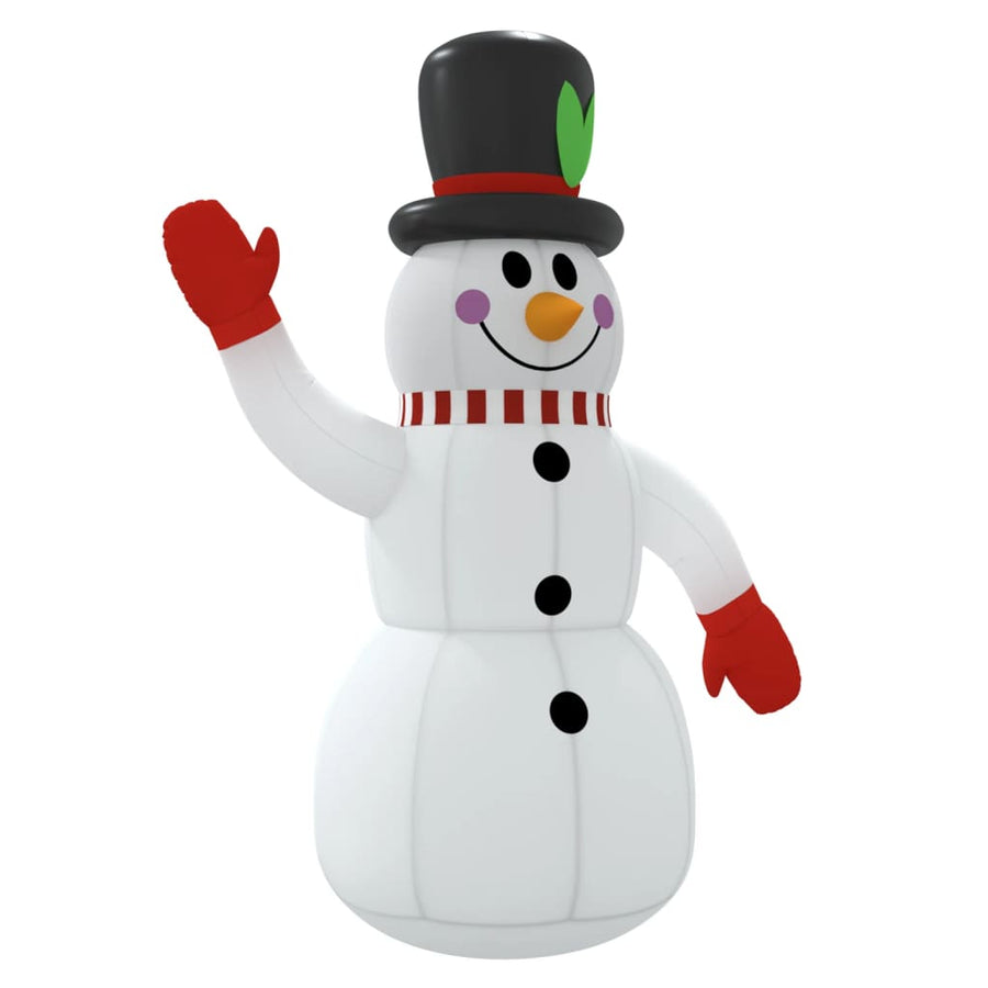 Sneeuwpop opblaasbaar met LED's 120 cm 120 cm